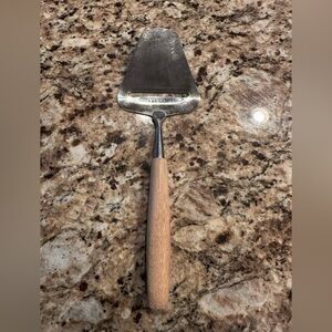 Vintage Boska Cheese Slicer/Server Wooden Handle Holland